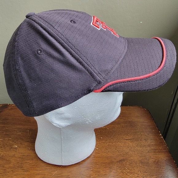 Texas Tech Red Raiders Fitted Under Armour‎ Large Black Red Ball Cap Hat - Picture 6 of 10